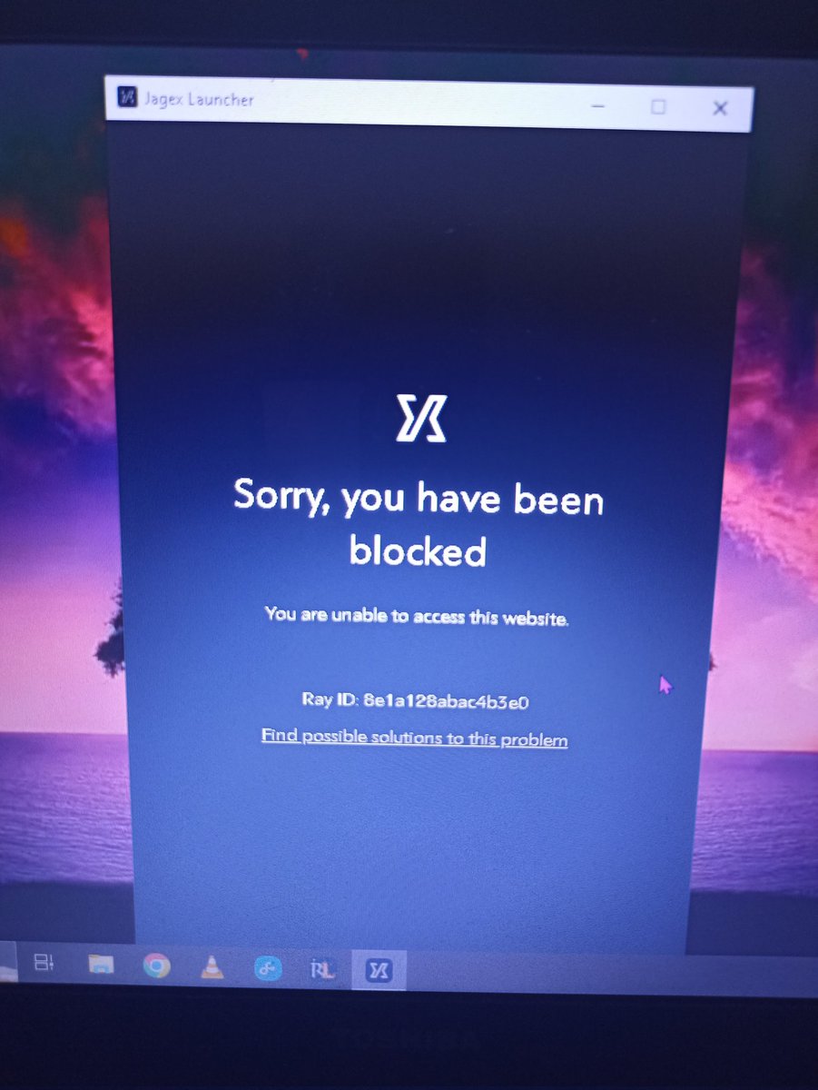 Guille_lopez85's tweet photo. @JagexBeans saludos, te fo problemas para iniciar mi cuenta desde la PC, me sale lo q está en la imagen adjunto, Pero si puedo realizar con normalidad mi cuenta desde el celular, alguna solución? https://t.co/H2IkMYj1I1