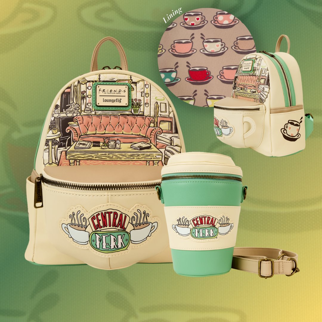 【Loungefly】Friends Central Perk Domed Coffee Mug Friends Central Perk Domed Coffee Mug Scented Mini Backpack