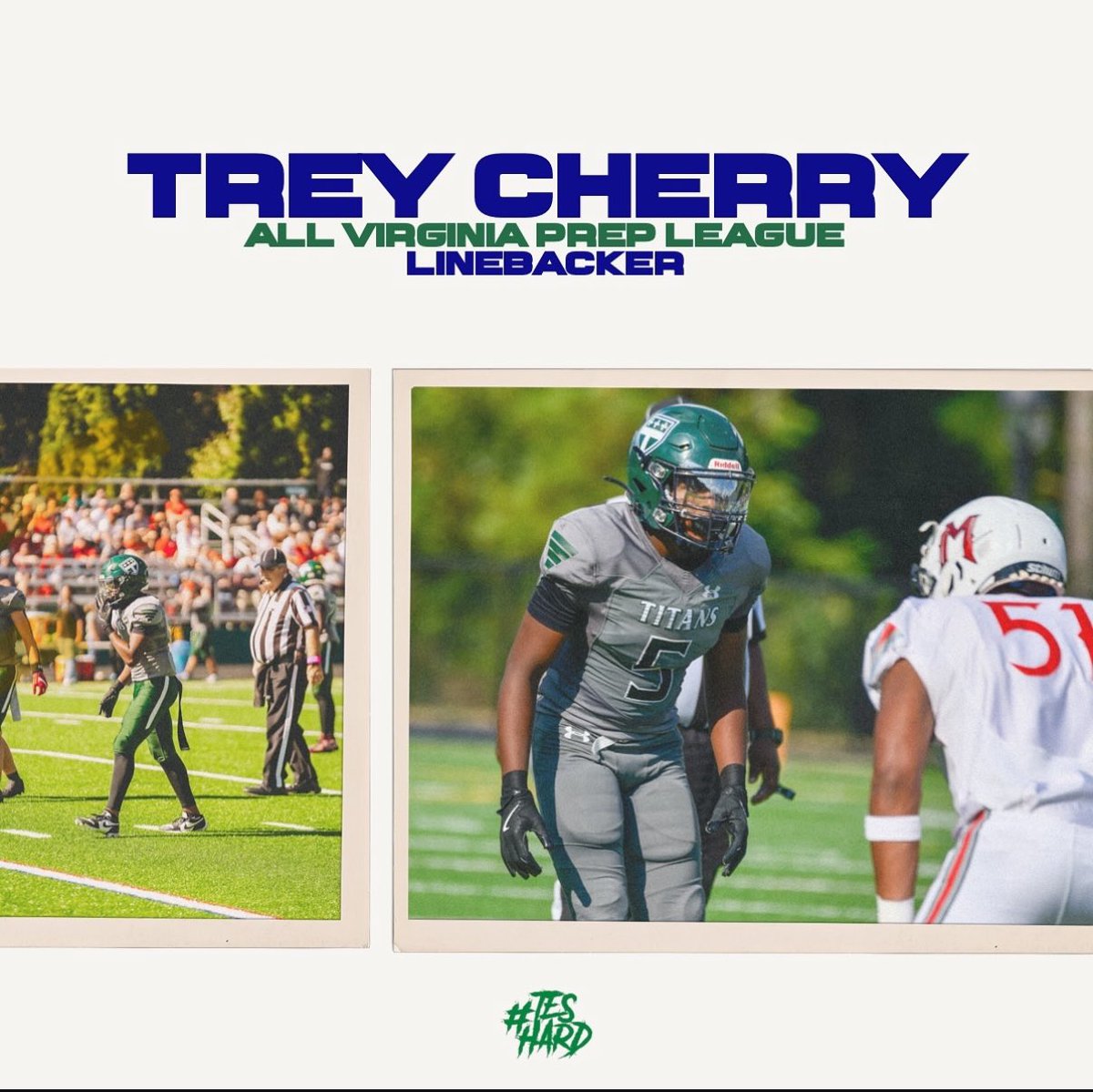 Blessed to be named All-VPL Linebacker ✅