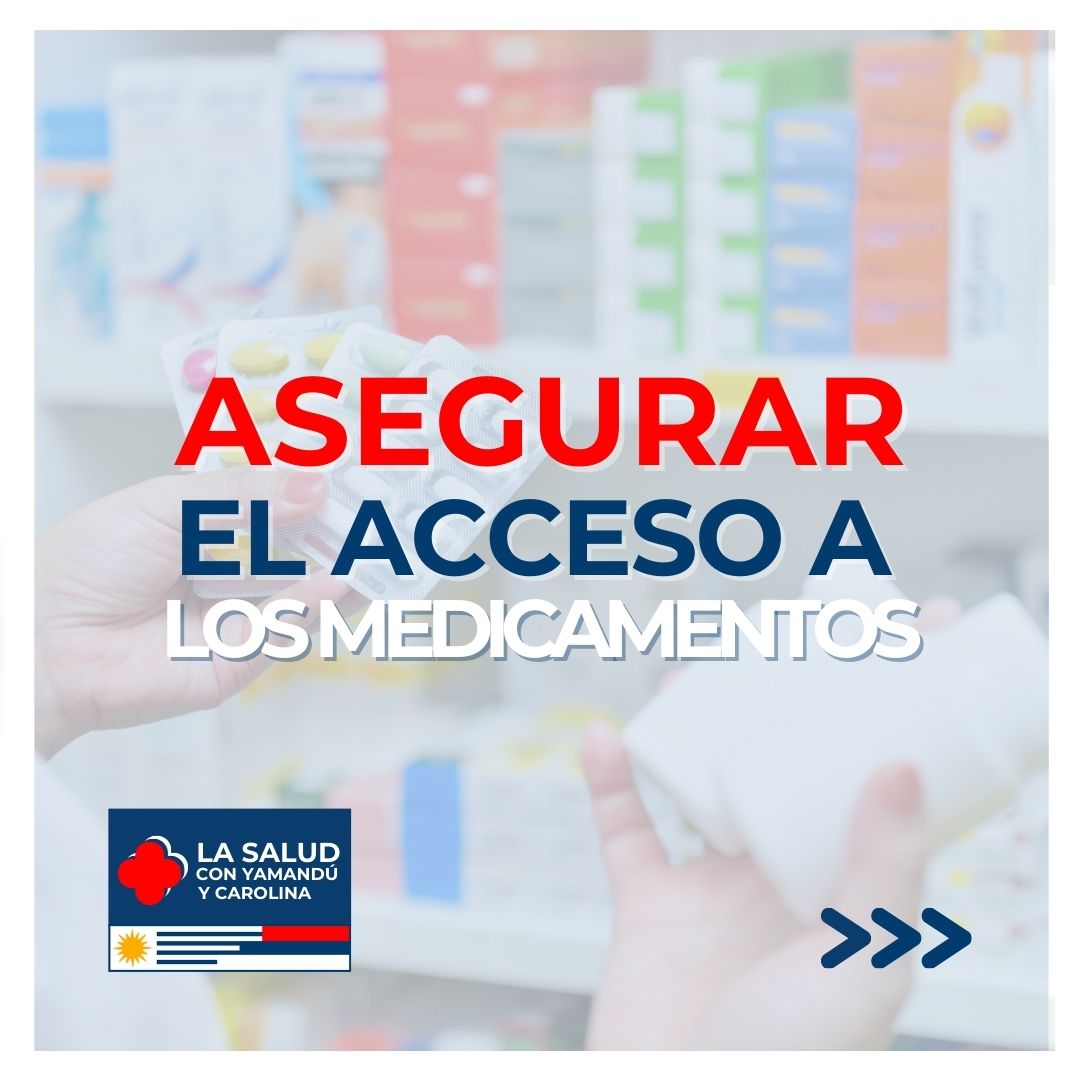 💊 Acceso a los medicamentos para todos los usuarios del SNIS, un compromiso que sabemos cumplir con Yamandú y Carolina. 

#ConYamandúYCarolinaSabremosCumplir ✊💙