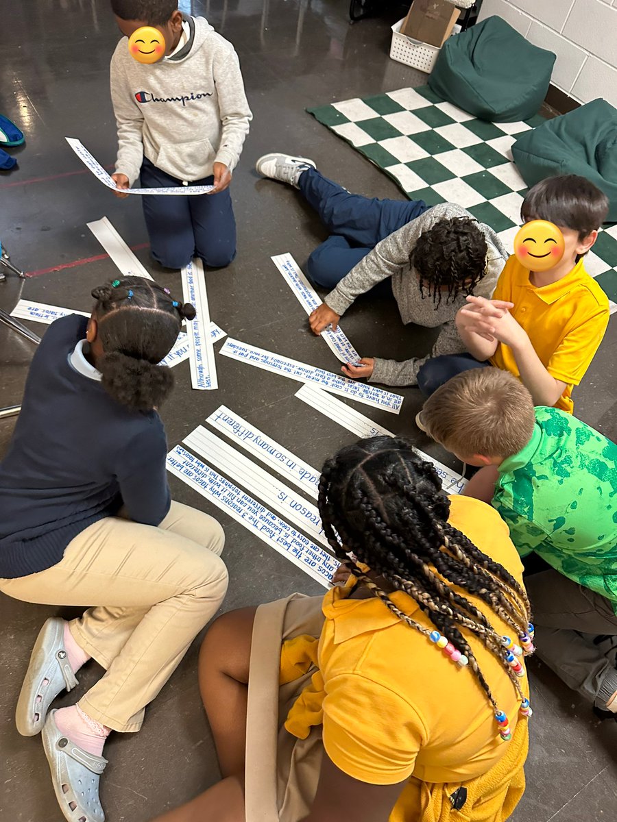 ms_blacksclass's tweet photo. Re-organizing an essay! Today we practiced our on-demand writing structure by putting an essay back together using teamwork. Great observations and connections were made 👏📝 https://t.co/er37XOYAnW