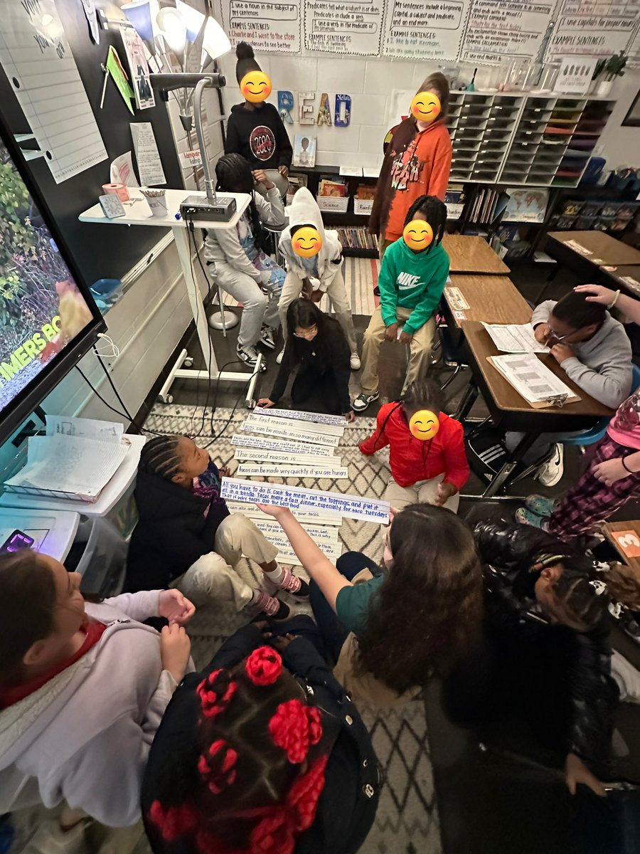 ms_blacksclass's tweet photo. Re-organizing an essay! Today we practiced our on-demand writing structure by putting an essay back together using teamwork. Great observations and connections were made 👏📝 https://t.co/er37XOYAnW