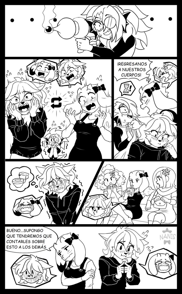 AlanTheWolfXZ's tweet photo. Parte 1 de ???

Eh aquí la primer parte de un comic que encargue a la increíble @AlanitaPerez , esta es una idea que ando formulando hace tiempo y la cual pienso explotar mas jsjsjjss

Disfruten de esta pequeña historia body swap 🔄💖

#Lovedtale https://t.co/mFn31sK2xM