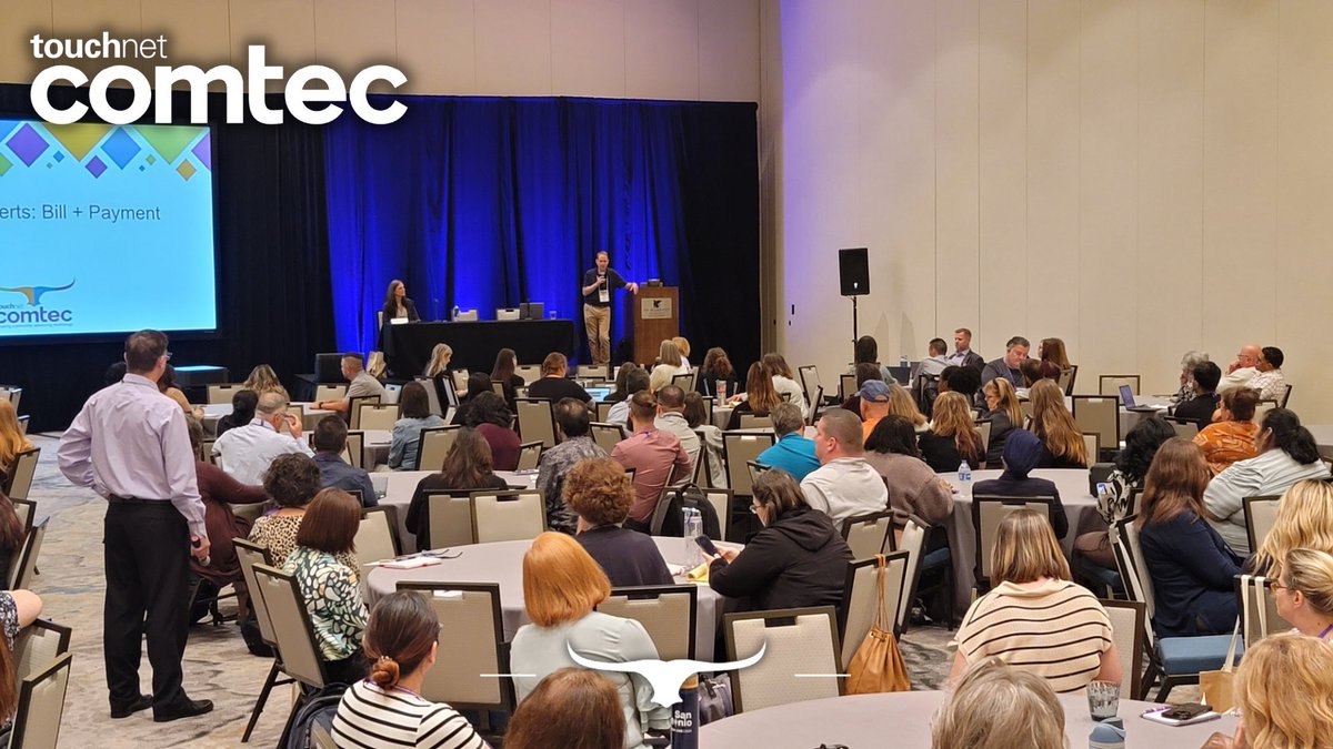 TouchNet's tweet image. DAY 1 of #COMTEC2024 is in the books!

Thanks for showing up -- let&apos;s do again tomorrow. Same place, same time! 💜