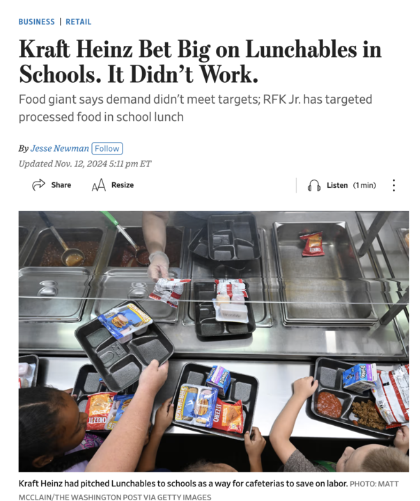 Vani Hari (@thefoodbabe) on Twitter photo Lunchables are being removed from schools. Kraft Heinz sees the writing on the wall. Our movement cannot be stopped. The poisoning of our children needs to end now. #FoodBabeArmy <a href="/jessenewman13/">Jesse Newman</a> <a href="/WSJ/">The Wall Street Journal</a> <a href="/RobertKennedyJr/">Robert F. Kennedy Jr</a> Lunchables are being removed from schools. Kraft Heinz sees the writing on the wall. Our movement cannot be stopped. The poisoning of our children needs to end now. #FoodBabeArmy <a href="/jessenewman13/">Jesse Newman</a> <a href="/WSJ/">The Wall Street Journal</a> <a href="/RobertKennedyJr/">Robert F. Kennedy Jr</a>