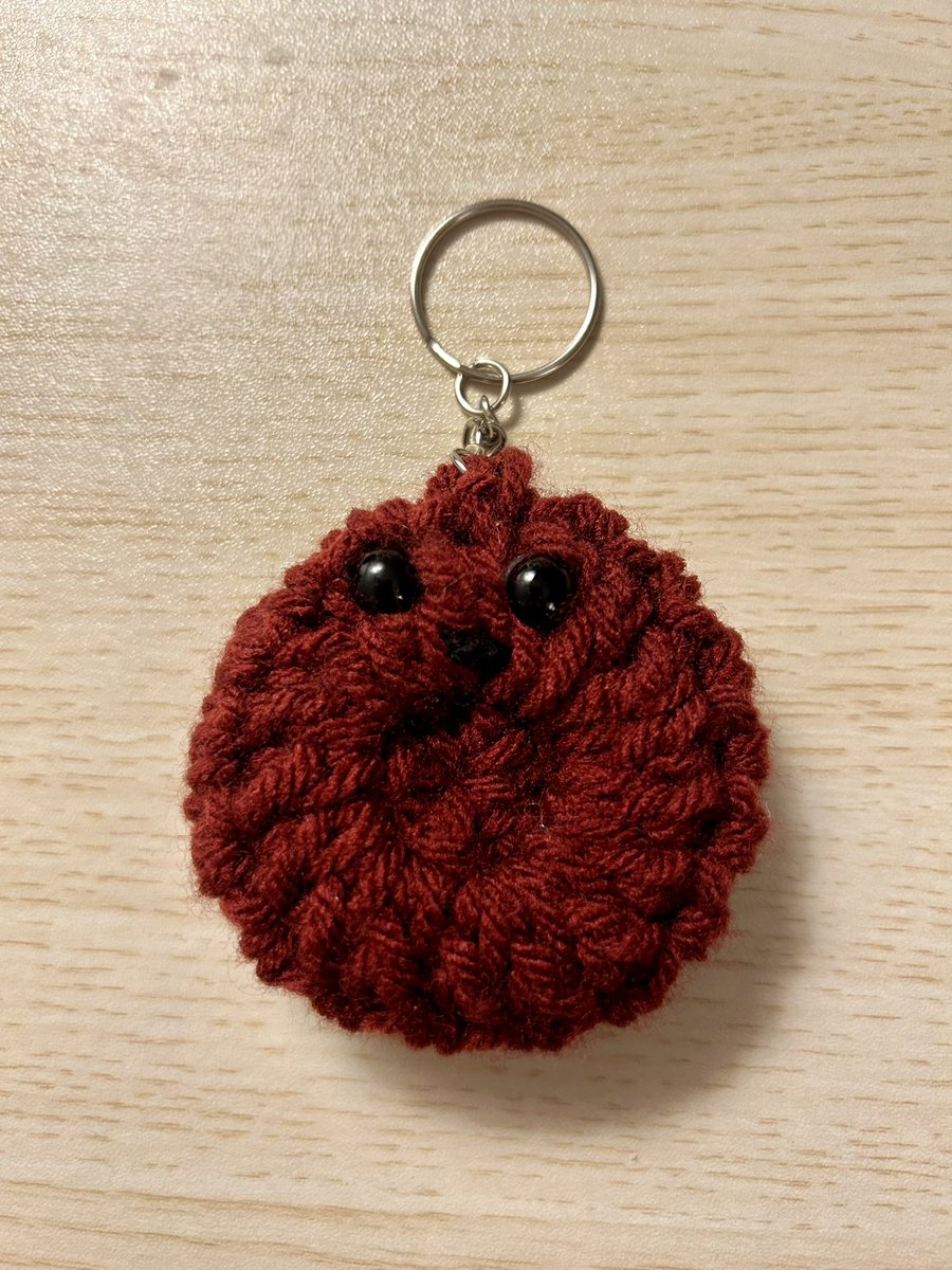 Claresh99's tweet image. My first self-patterned crochet pathology key chain! Pattern included in pictures. #Pathart #crochet