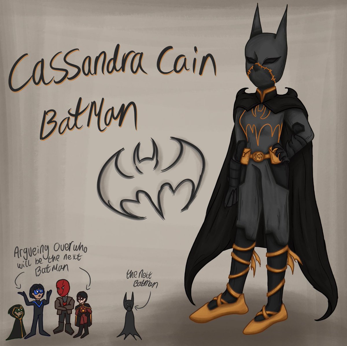 DuckingGoodTea's tweet photo. I don’t draw Bruce or Jason often… but I do have A Batman <3 https://t.co/SaqtQ71KsB