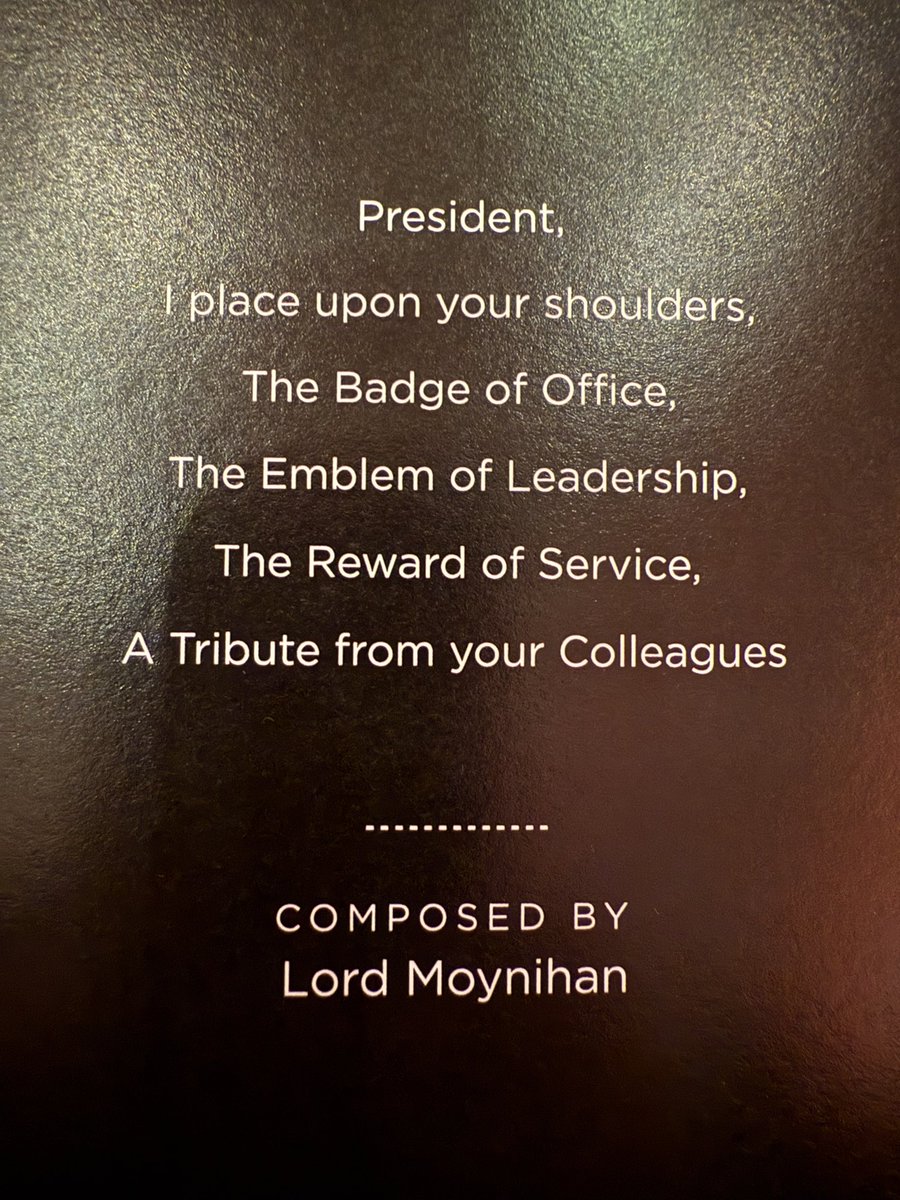 Still have to pinch myself that this is real. What an absolute honour to be the new President <a href="/asgbi/">ASGBI</a> Thank you so much for a wonderful evening surrounded by so many mentors, friends and colleagues. I look forward to an exciting, fruitful and collaborative future! #Blessed