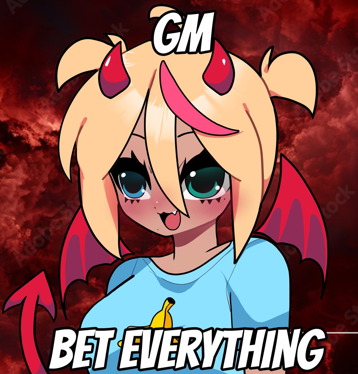 If you’re not all in, are you even awake? #MoeLogic #Moelady #animenft