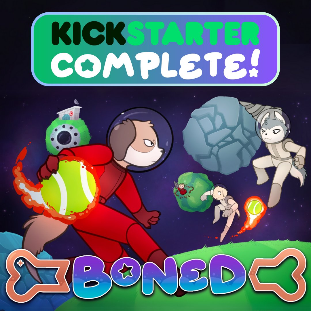 StarwrksStudios's tweet image. We did it! 🚀 We hit our Kickstarter goal and achieved it in under 24 hours🎉 Huge thanks to everyone who supported us💫 We are now able to go to #magfest with both #timeworks and #boned! Stay tuned for the next steps on our game dev journey! #supermagfest2025 #mivs #indiegame