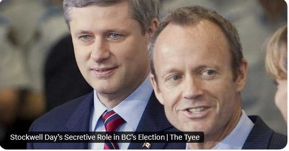 CalgaryOccupy's tweet photo. ~Stockwell Day’s Secretive Role in BC’s Election

The former Harper minister is a director of West Coast Proud, which poured money into ads boosting BC Conservatives. https://t.co/4M3gjxOxKA