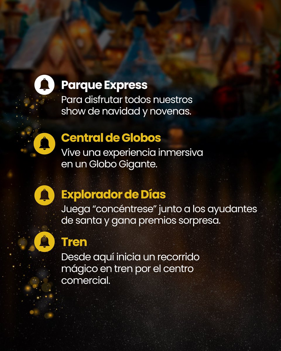 Unicentro_Med's tweet photo. 🎄✨ ¡La magia de la Navidad llega este 15 de noviembre a Unicentro! ✨🎄
Ven y descubre las estaciones de Ding Dong y disfruta en familia de momentos inolvidables. 🎅🏻

👉 Desliza para ver todo lo que hemos preparado. ¡Te esperamos! 🤗💫 https://t.co/u0YVQ1i08f