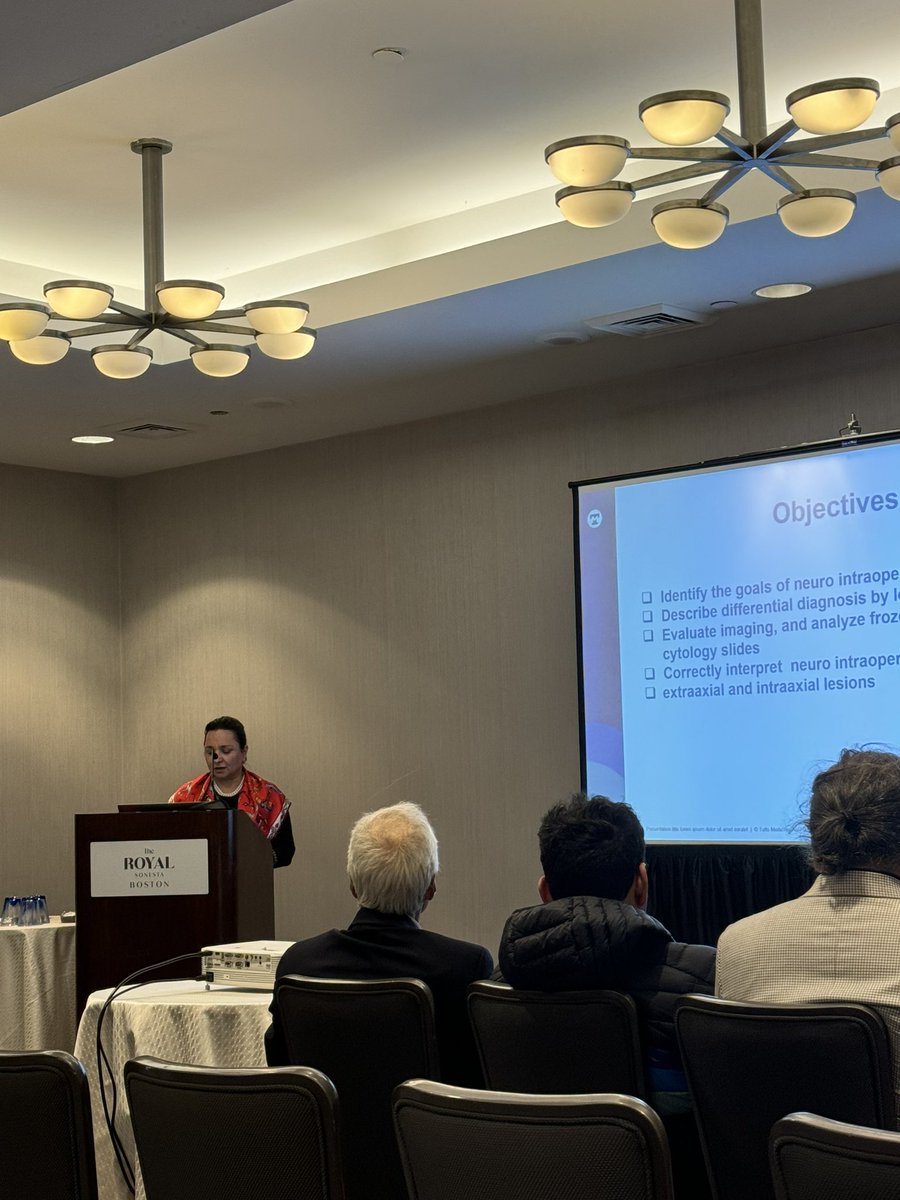 NPathRes's tweet image. Great presentation by Dr. Knarik Arkun on neuropathology frozen section evaluation at New England Society of Pathology @TuftsMCPathRes