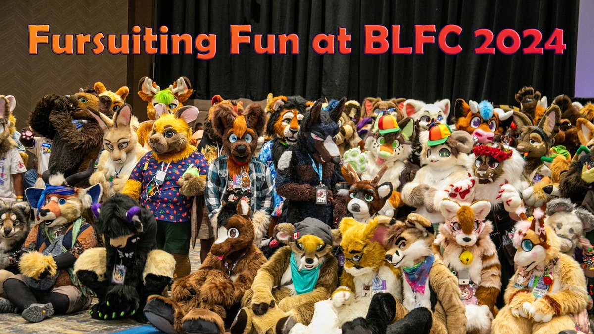 My #BLFC2024 Fursuiting Fun Con Video is up: youtube.com/watch?v=5ISy9b…

Features clips of hundreds of suiters &amp; myself from the Fursuit Festival, around con space &amp; suit-friendly events like dances &amp; bowling tournament.

Plus a very touching moment in the credits 🥹 Enjoy ^^