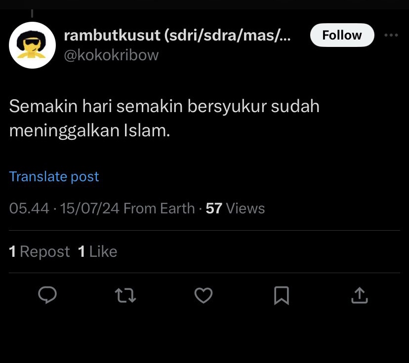 Tinggal menunggu laknat Allah !👇