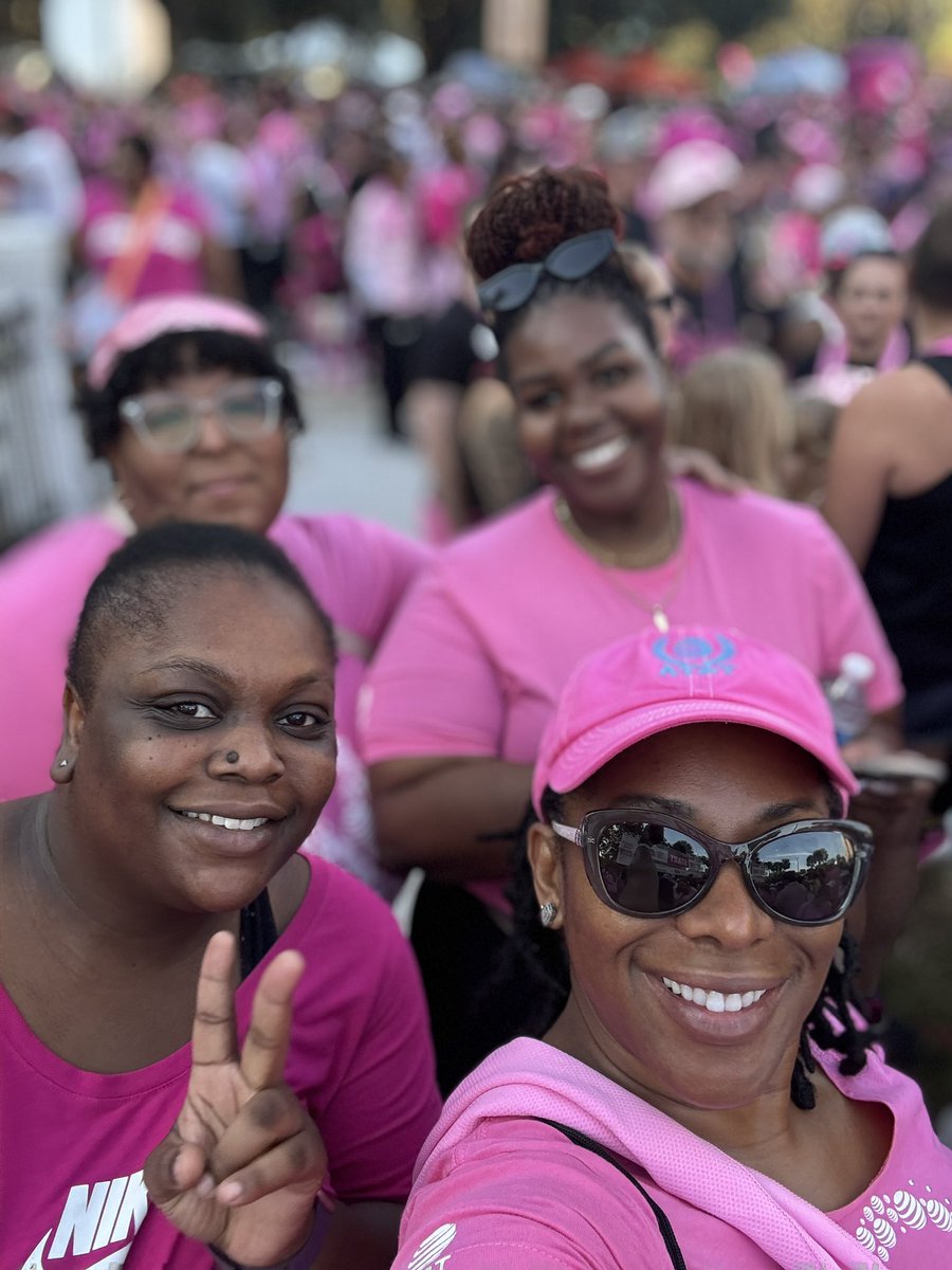 #Makingstrides #breastcancerawareness <a href="/ORLANDOSHINES/">ORLANDOSHINES</a> <a href="/NSX_MSS_Fl/">Ninsie St.Remy</a>