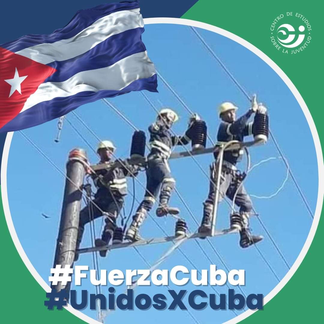 RosarioPentn1's tweet photo. #DePieYCombatiendo está el pueblo de #Cuba, la dignidad y el arrojo son más fuertes q las inclemencias.
#JuntosXCuba https://t.co/UwvWtVChDR