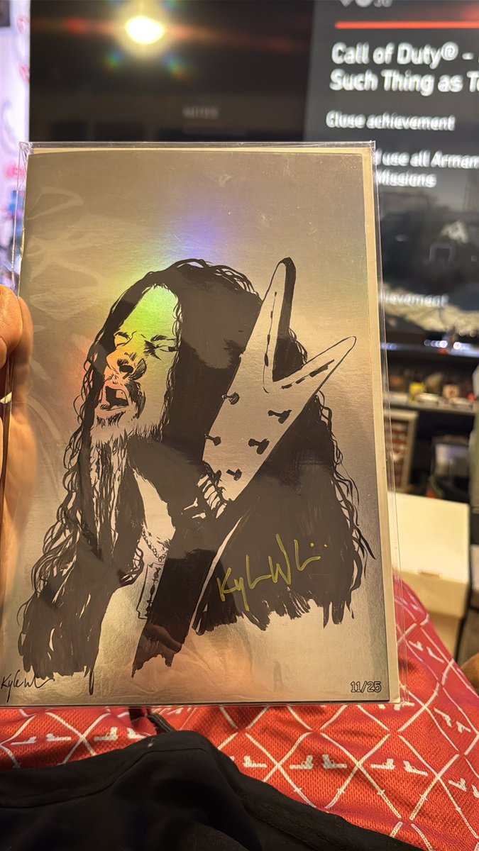 Want to share this cool DIME BAG ( <a href="/Pantera/">Pantera</a> ) cover that the amazing <a href="/ArtOfKyleWillis/">Kyle Willis</a> did . I had another 1 like this sent off to <a href="/CGCComics/">CGC Comics</a> for grading that Kyle added a Vinnie Paul remark on it . Times like this I wish I had my 20k account back up to share with more people .