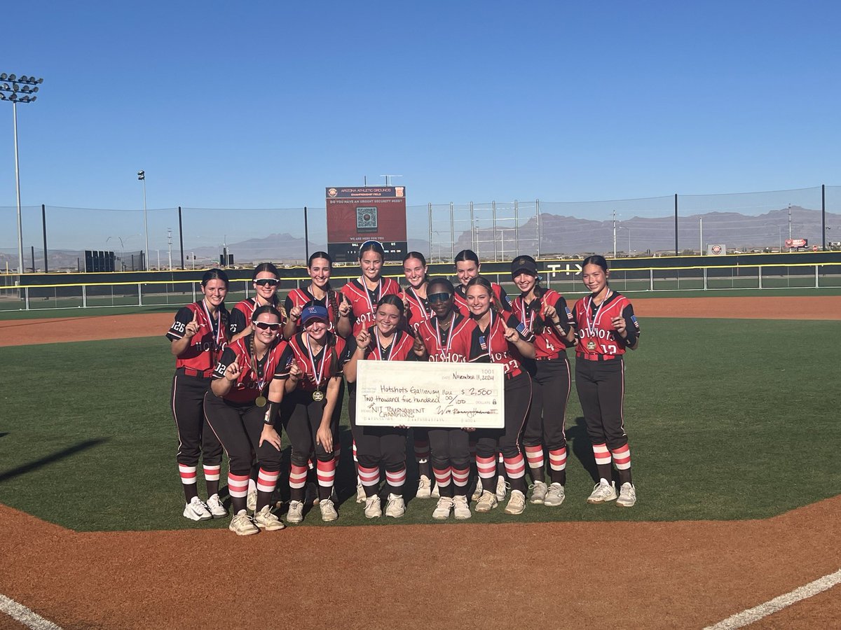 Arizona Veterans Day NIT did not disappoint.  Great competition !!! This group came to play and came out on top! 
<a href="/hotshotsnation/">Hotshots Fastpitch</a> 
#Unit