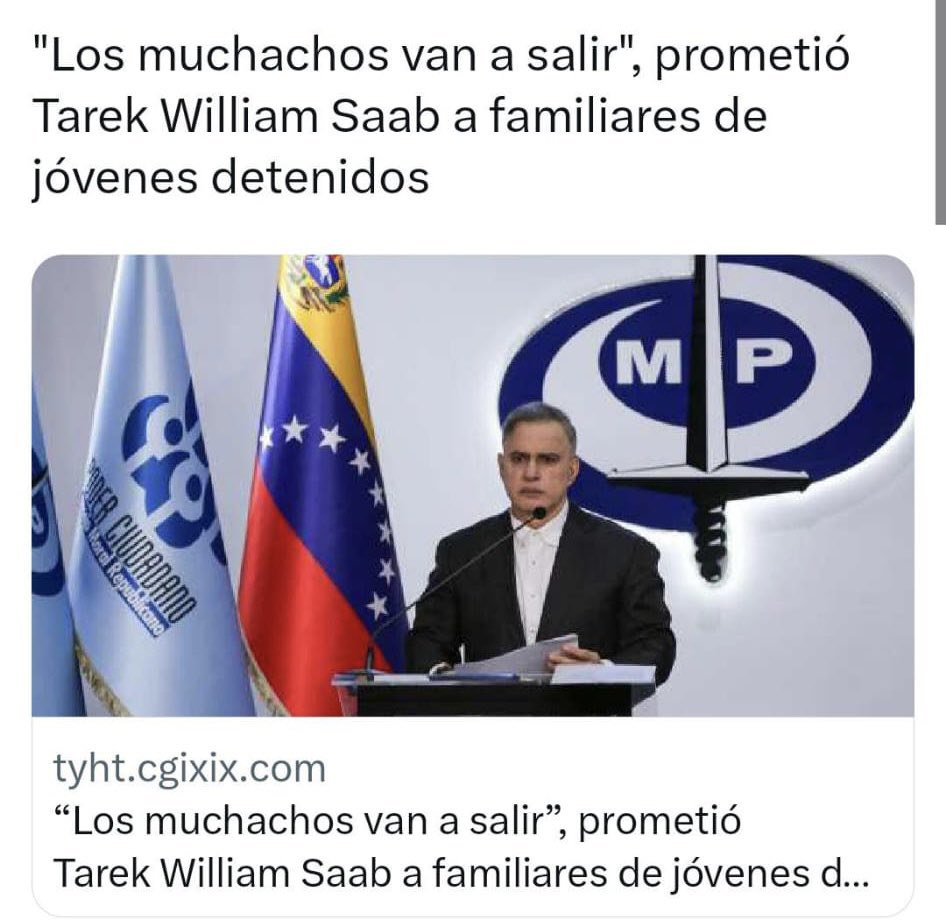 Recibo llamadas de Familiares de detenidos postelectorales, me hacen saber fueron contactados por el Ministerio Público para revisión de los expedientes de sus hijos y esposos… 

Noticia en Desarrollo a la par de las últimas declaraciones del Fiscal Tarek.