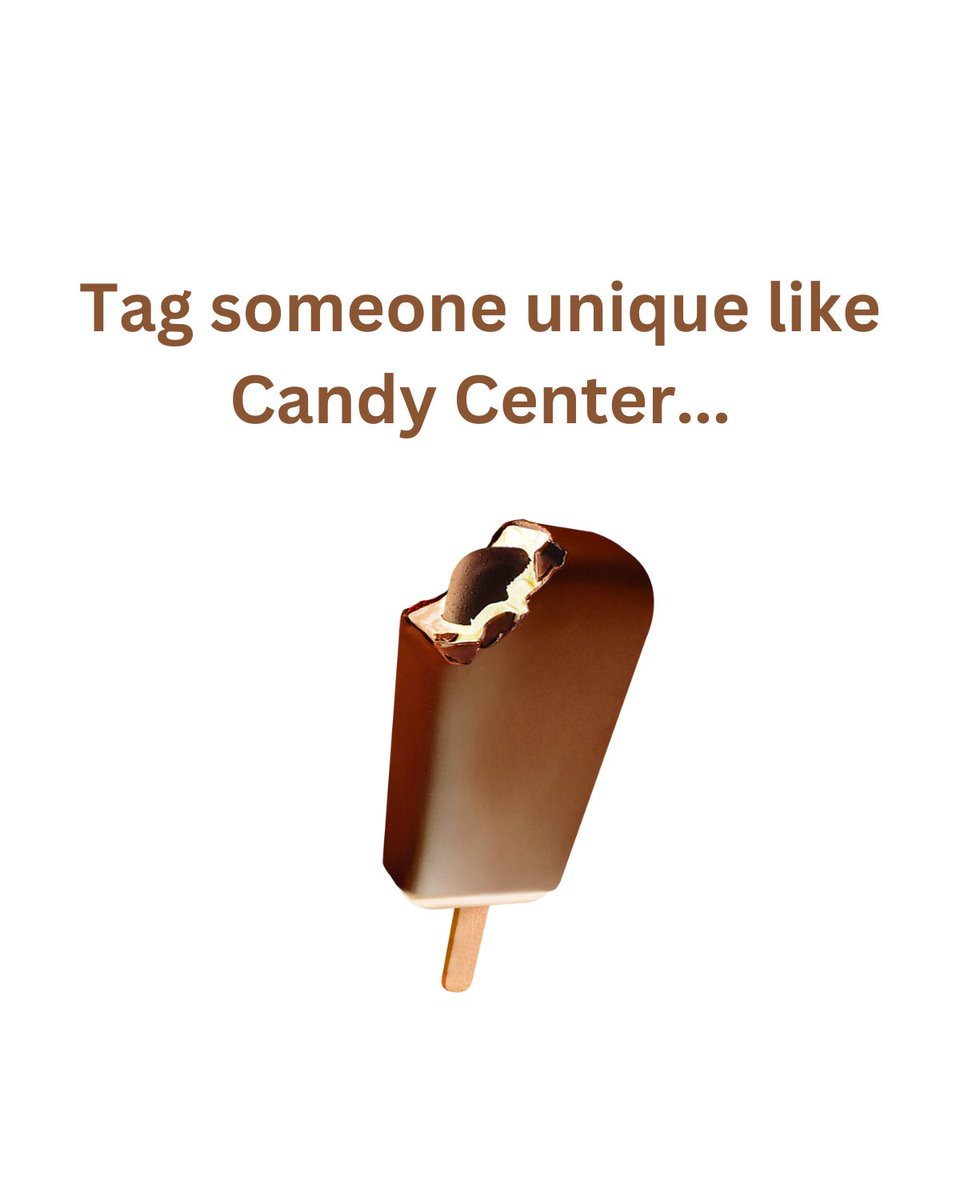 GoodHumor's tweet image. Candy Center is back...with a hazelnut twist! @ someone below who's just as uniquely sweet as this treat. 🤎
