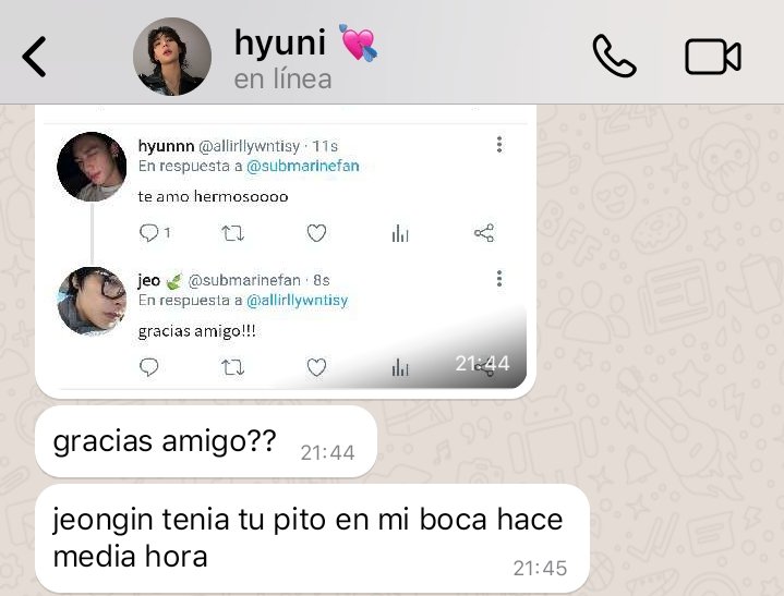 vcollisionn's tweet photo. ʚ amigo | 22 tweets au #hyunin ɞ

hynj y jgn pensaban que el otro no quería nada serio, mientras que en realidad, ambos se deseaban mutuamente https://t.co/ZgnJIPg9Tq