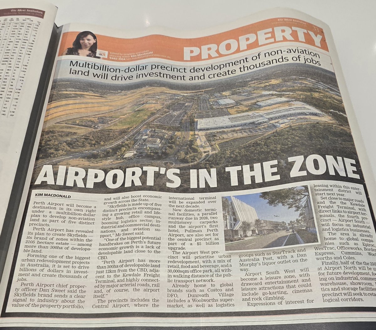 Planographer's tweet photo. The rise & rise of #PeripheralCentralities?
Airports are a #peripheralcentrality as a node of transport infrastructure.
They are also #shoppingcentres with luxury retail internally and outlet shops externally.
The next stage outlined in @westaustralian
@rkeil
@bec_did https://t.co/Q9DK1HsCRG
