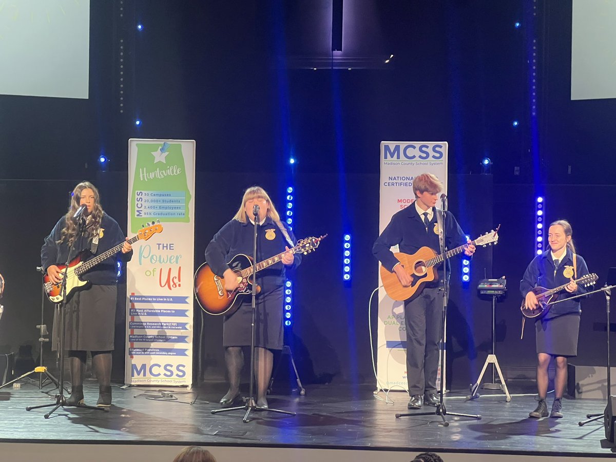 Dr. Stacy Shamlin Junjulas (@ssjunjulas) on Twitter photo OUR <a href="/HazelGreenFFA/">Hazel Green FFA</a> String Band performing at the <a href="/MadCoSchools/">MadCoSchools</a> Teacher of the Year program. Proud of these talented students. <a href="/HazelGreenHigh/">Hazel Green High School</a> #HGenergy #TrojanNation OUR <a href="/HazelGreenFFA/">Hazel Green FFA</a> String Band performing at the <a href="/MadCoSchools/">MadCoSchools</a> Teacher of the Year program. Proud of these talented students. <a href="/HazelGreenHigh/">Hazel Green High School</a> #HGenergy #TrojanNation