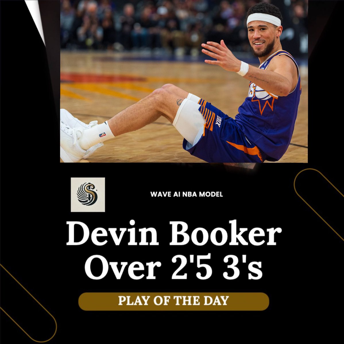 PLAY OF THE DAY‼️

🪣 No KD tonight, more shot opportunities for Book
🔥 Jazz allow 8th most 3’s to SGs
📈 High O/U = Expected Points

#SportCoin