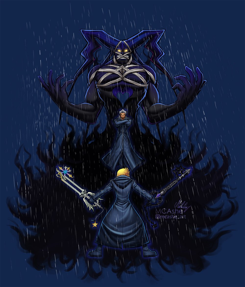 MCAshedesign's tweet photo. Commission 2nd part KH Ansem and Roxas fight fanart finished. Enjoy guys 😎 commission requested on Instagram 😊

KH Payhip content available too, KH Teepublic products available, all links in my bio! Thank you for your support. 🔥 ❤️

#kingdomhearts #khfanart #roxas #ansem https://t.co/6FXDCfITU5