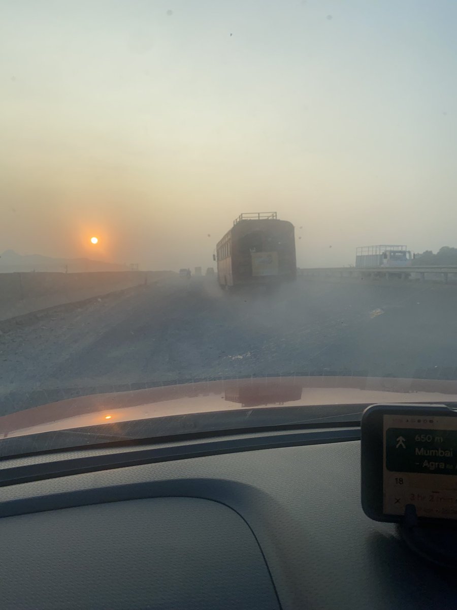 achanchani's tweet image. The road from Nashik to Thane is horrific and will remain so for some time. No one seems to be bothered about it.