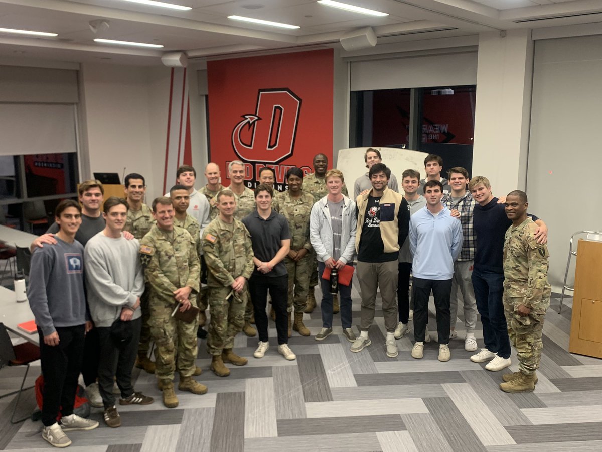 david w. webster (@dsonlaxcoach) on Twitter photo Annual fall tradition with officers from Carlisle’s own <a href="/us_awc/">U.S. Army War College</a> joining our <a href="/DickinsonLax/">Dickinson Lacrosse</a> team for a great conversation about leadership, growth, and success. Thanks for your insights and for your service! <a href="/DsonRedDevils/">Dickinson Red Devils</a> <a href="/DickinsonCol/">Dickinson College</a> Annual fall tradition with officers from Carlisle’s own <a href="/us_awc/">U.S. Army War College</a> joining our <a href="/DickinsonLax/">Dickinson Lacrosse</a> team for a great conversation about leadership, growth, and success. Thanks for your insights and for your service! <a href="/DsonRedDevils/">Dickinson Red Devils</a> <a href="/DickinsonCol/">Dickinson College</a>