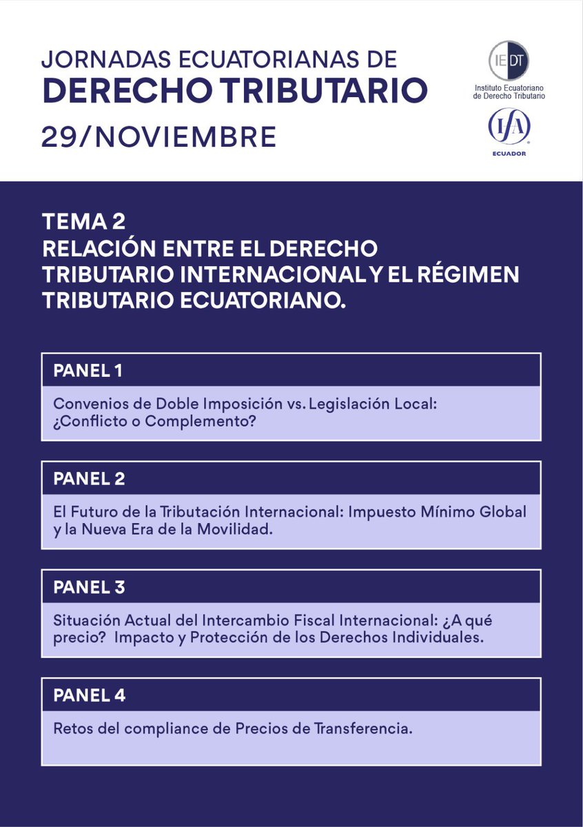 Por primera vez IFA e IEDT organizan juntos este increíble evento académico! No se lo pueden perder! link de inscripción: forms.gle/npi766WwXJeURV…