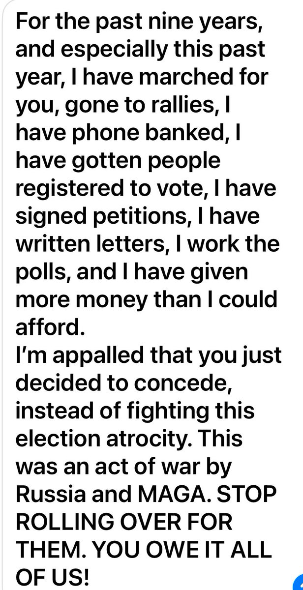 Dear Democratic Leadership: <a href="/KamalaHQ/">Kamala HQ</a> <a href="/KamalaHarris/">Kamala Harris</a> <a href="/POTUS/">President Donald J. Trump</a> <a href="/tammybaldwin/">Tammy Baldwin</a> <a href="/VP/">Vice President JD Vance</a> <a href="/RepRaskin/">Rep. Jamie Raskin</a> <a href="/JasmineForUS/">Jasmine Crockett</a> <a href="/AOC/">Alexandria Ocasio-Cortez</a> <a href="/ericswalwell/">Eric Swalwell</a> <a href="/RepJeffries/">Hakeem Jeffries</a> <a href="/SpeakerPelosi/">Nancy Pelosi</a>