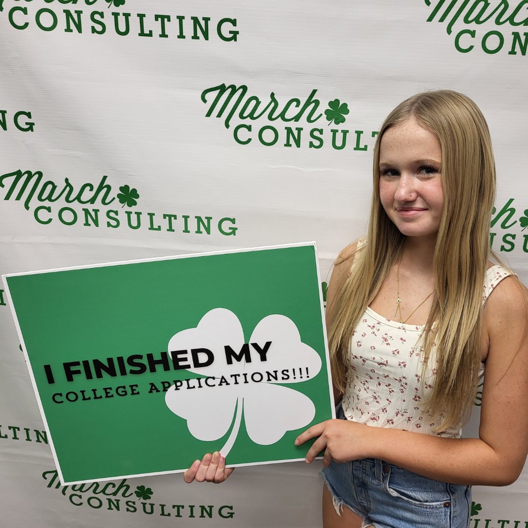 CollegeMarch's tweet photo. 𝗕𝗶𝗴 𝗦𝗛𝗢𝗨𝗧𝗢𝗨𝗧 to our student 𝘼𝙫𝙚𝙧𝙮 𝘽. for submitting her college apps 𝗘𝗔𝗥𝗟𝗬! 🎉 She's setting the pace for success.

Deadlines are coming fast! Early Action/Decision: Nov 1-15; CSU &amp; UC apps: Nov 30. Are you ready? #CollegeBound #Classof2025 https://t.co/f2nh8jquyF