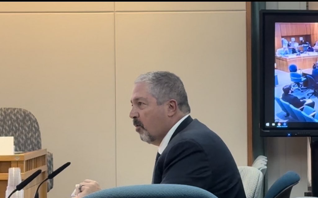 BerncoDa's tweet photo. WORKING FOR CHANGE - Today, Bernalillo County District Attorney Sam Bregman and Deputy DA Troy Gray went in front of lawmakers. They presented proposed changes to laws involving Juveniles and other crimes, including human trafficking.
#LegislativeSession #ChangingLaws #SaferCommunity