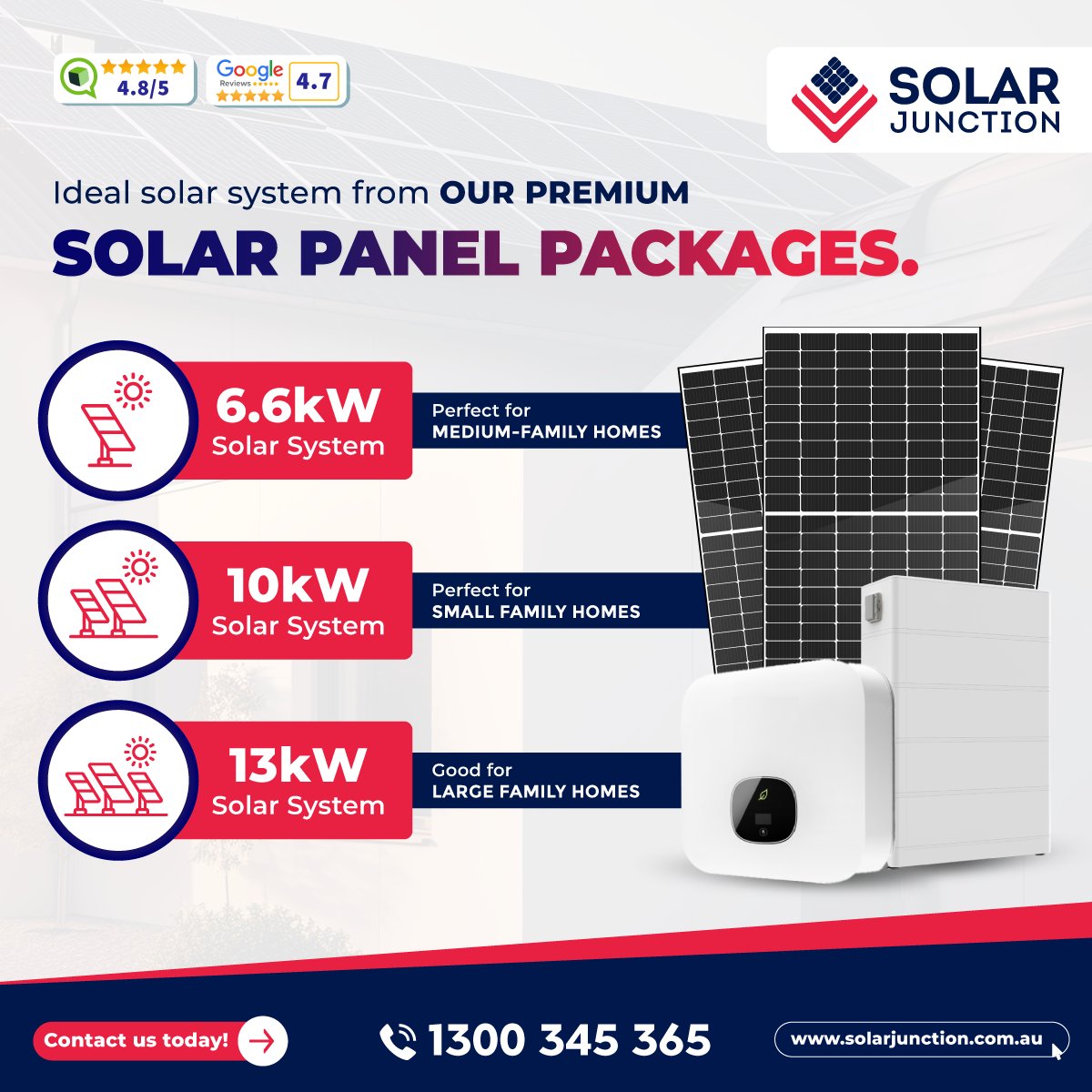 solarjunctionau's tweet image. Looking for the perfect solar solution? 🤔

💻 Visit us: solarjunction.com.au/solar-panel-pa…
.
.
#solarpackages #solarpanelpackages #affordablesolarpackage #residentialsolarsystem #residentialsolarpanelsystem #solarpanelsystem #solarenergy #solarforhome #solarretailer #solarjunction