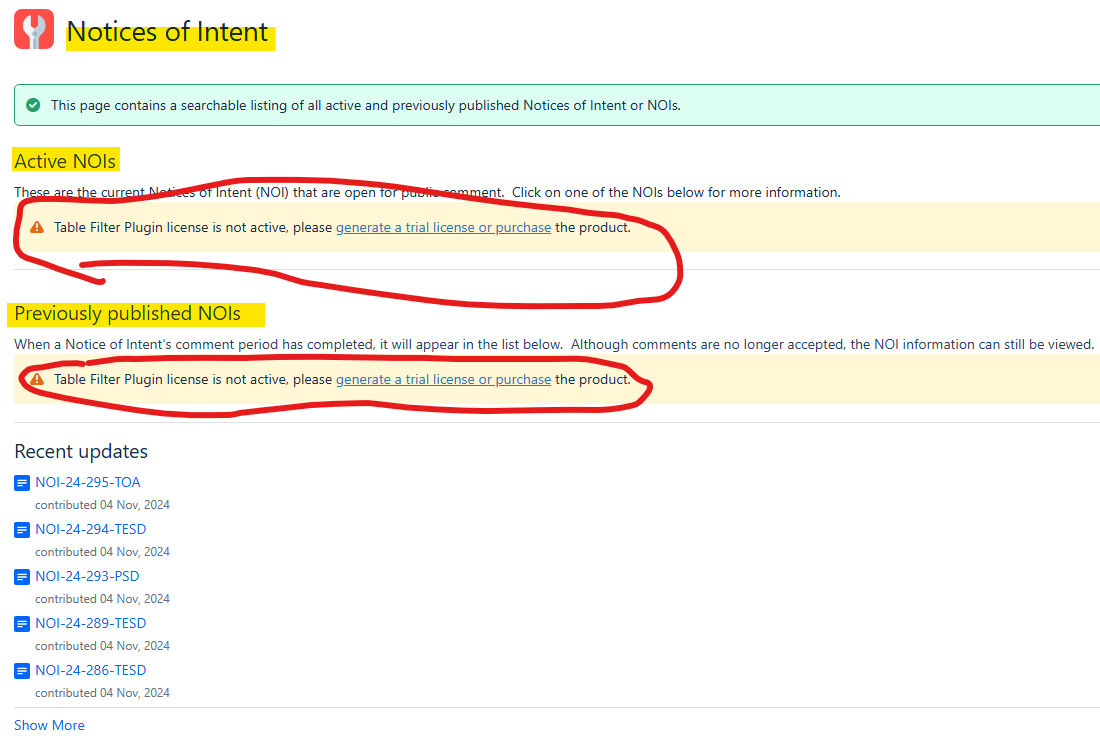 ScottRobertsDC's tweet image. hello, @DDOTDC!

looks like there is a license issue with the DDOT Wiki 

"Table Filter Plugin license is not active"

ddotwiki.atlassian.net/wiki/spaces/NI… 

@OCTODC
#oopsie 
#BloomingdaleDC