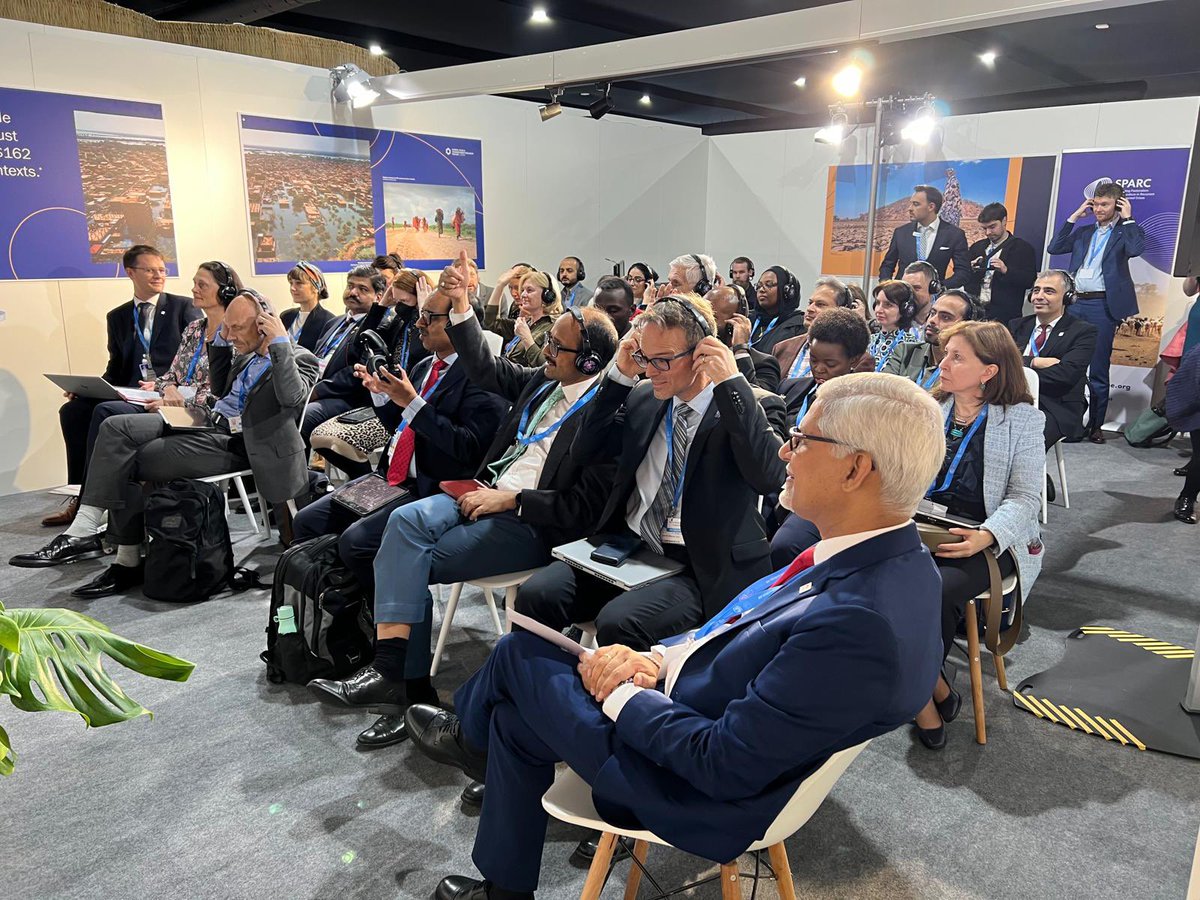 jagan_chapagain's tweet photo. A pleasure to have hosted today the "Beat the Heat Together" event @COP29_AZ.  Extreme heat is a silent killer.

Our Three-Part Approach to #BeatTheHeat focus on:

- People: Protecting lives and building heat resilience.
- Places: Building resilient cities and sustainable urban systems.
- Partnerships: Building a powerful coalition with our global network.

By 2030, the @IFRC aims to protect 100 million people across 100 cities and 10,000 communities, with a target of mobilizing CHF 500 million to address extreme heat where it strikes hardest.

Let’s create a world where extreme heat no longer threatens our communities. Let’s beat the heat together. #COP29