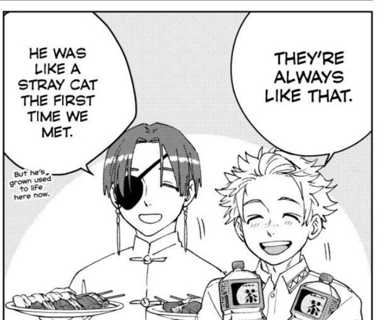 CML_nn's tweet photo. #WB161
More SuouNirei panels yayy🎉🎉
They always push forwards together.
They’re so cute hehe
Plus!
Adopted stray cat Sakura confirmed!
Suou and Nirei are the main ones in charge of taking care of him!
Parents SuouNirei of the adopted cat Sakura is too wholesome!🤌✨ https://t.co/PVBF2wKPxb