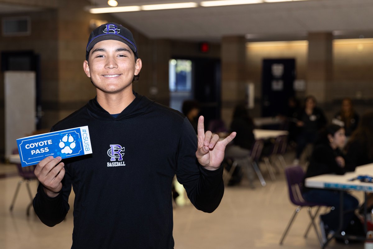 CSUSBAdmissions's tweet photo. CSUSB Instant Admit Days are in full swing! We recently stopped by Rancho Cucamonga High School to offer potential on-the-spot admission!
Next up: Fontana High School, here we come! πΊπΎ
#CSUSBInstantAdmitDays #FutureYotes #CoyotePride https://t.co/EWs1hAYvEf
