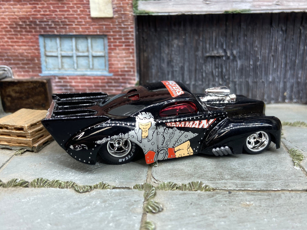 MuncleM's tweet image. Rev up your collection with our Custom Hot Wheels 1941 Willys Coup Drag Car in Master of the Universe Ram Man Livery! Handcrafted with American Racing Wheels &amp;amp; Goodyear rubber tires. 🚗✨ Grab it for only $23.95! #CustomHotWheels #DragCar shortlink.store/exf1wz6ql2gh