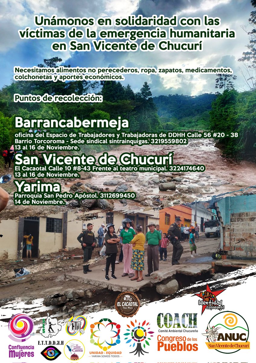 #EmergenciaHumanitariaSVCH
#SoloElPuebloSalvaAlPueblo