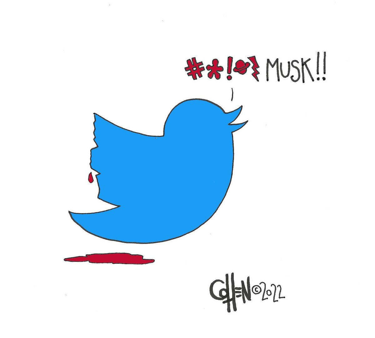 So long Twitter. I’ve been here for years. It’s now a trash heap. Fuck Elon Musk!