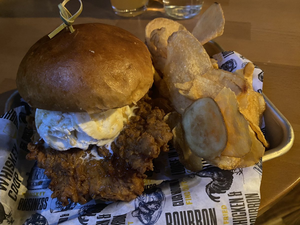 I’m ate a chicken sandwich with ice cream on it and it was glorious