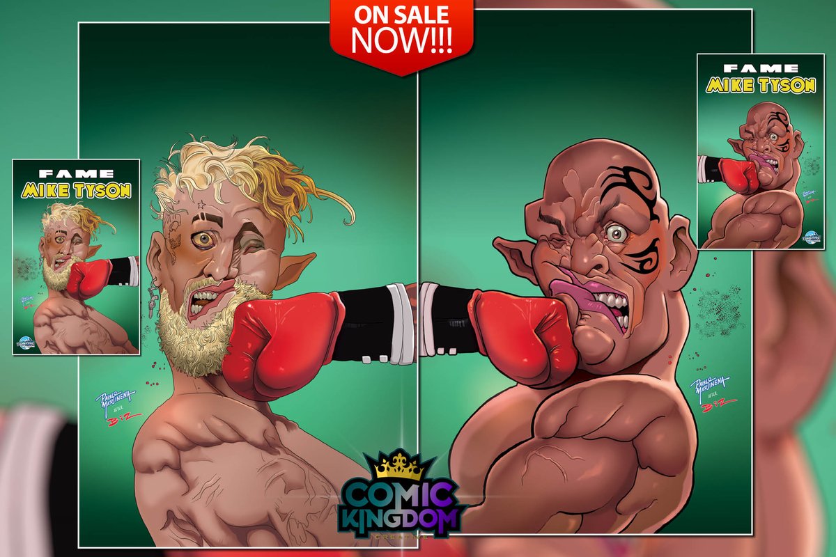 ComicKingdom_Cr's tweet photo. 💥 On Sale NOW at https://t.co/Gm8xj36gYL!
🥊 @pablomartinena #miketyson CK Shared Exclusive!
#comickingdomcreative #comickingdomrules #biography #miketysonbiography @NNComics @ericMesquivel @tidalwaveprod #tidalwavecomics #pablomartinena https://t.co/MsyWiAJjVi