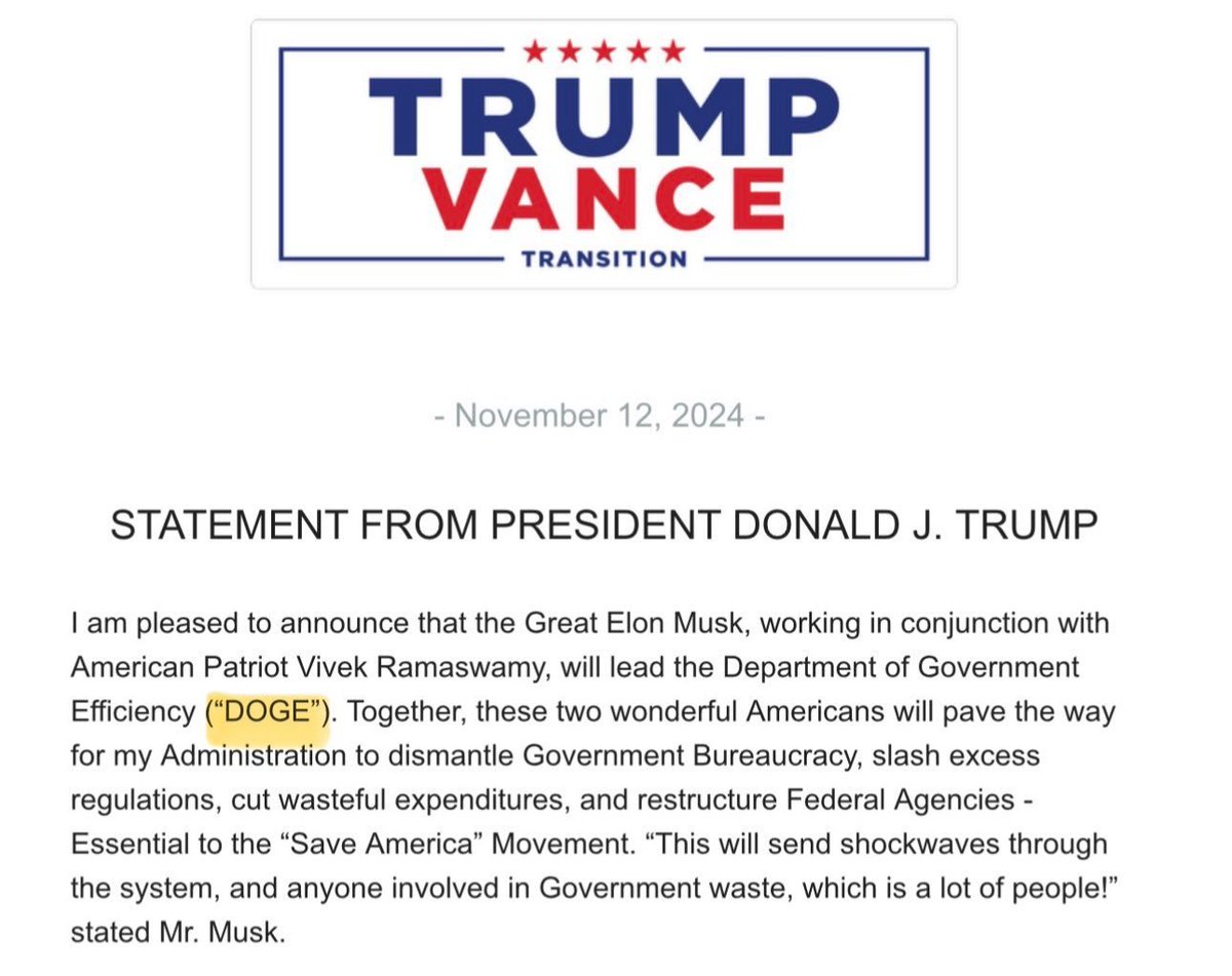 $DOGE a $1, el resto es FUD.