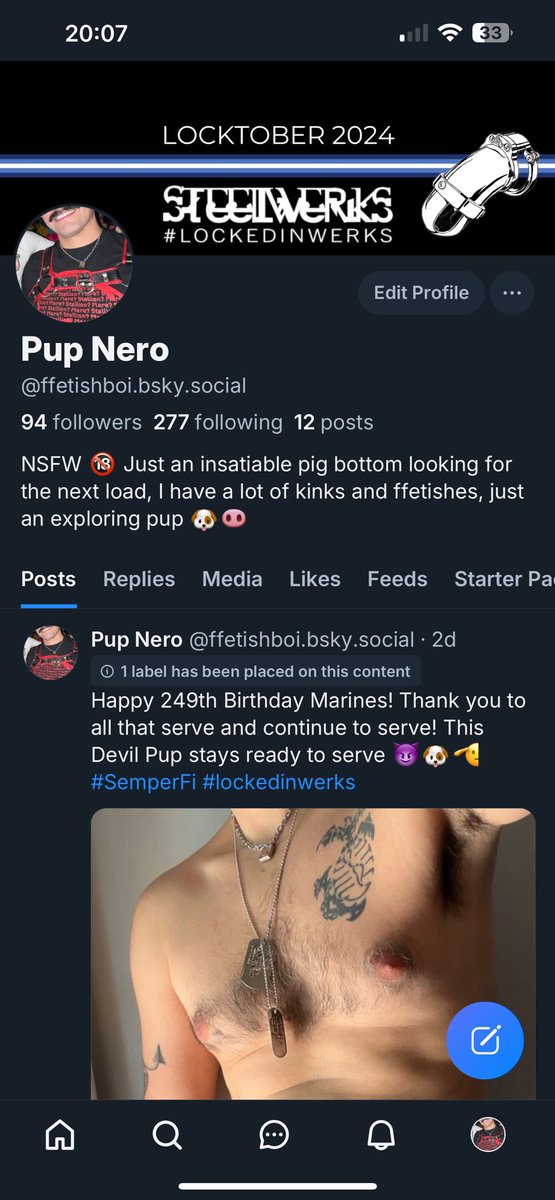 The migration has started, not sure how long I’ll keep this profile but let’s keep it slutty on 💙🦋