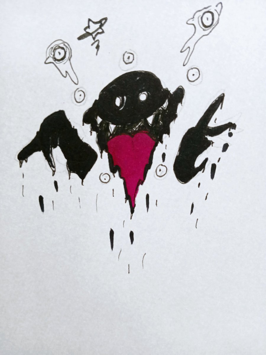 Ryusagi_X's tweet photo. Loved that twisted guy.

#slime #slimecreature #monster #monsterdesign #artmoots #hi #sup #creaturedesign #art #doodles  #cutemonster #cuteslime #friends #slimepals #gross #blackslime #ghost  #spooky #spoopy https://t.co/0s1JFC7ZMH