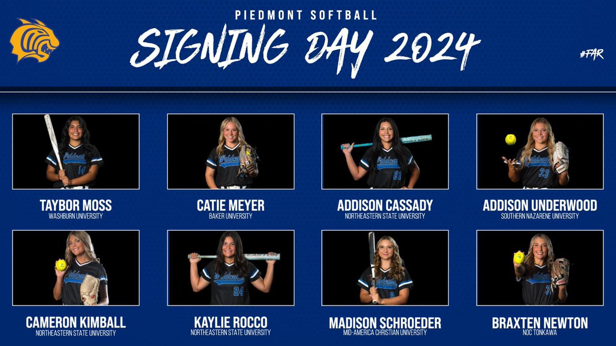 Come CELEBRATE our 8 kiddos who are signing tomorrow!

2pm @ Wildcat Athletic Center 
#FAR